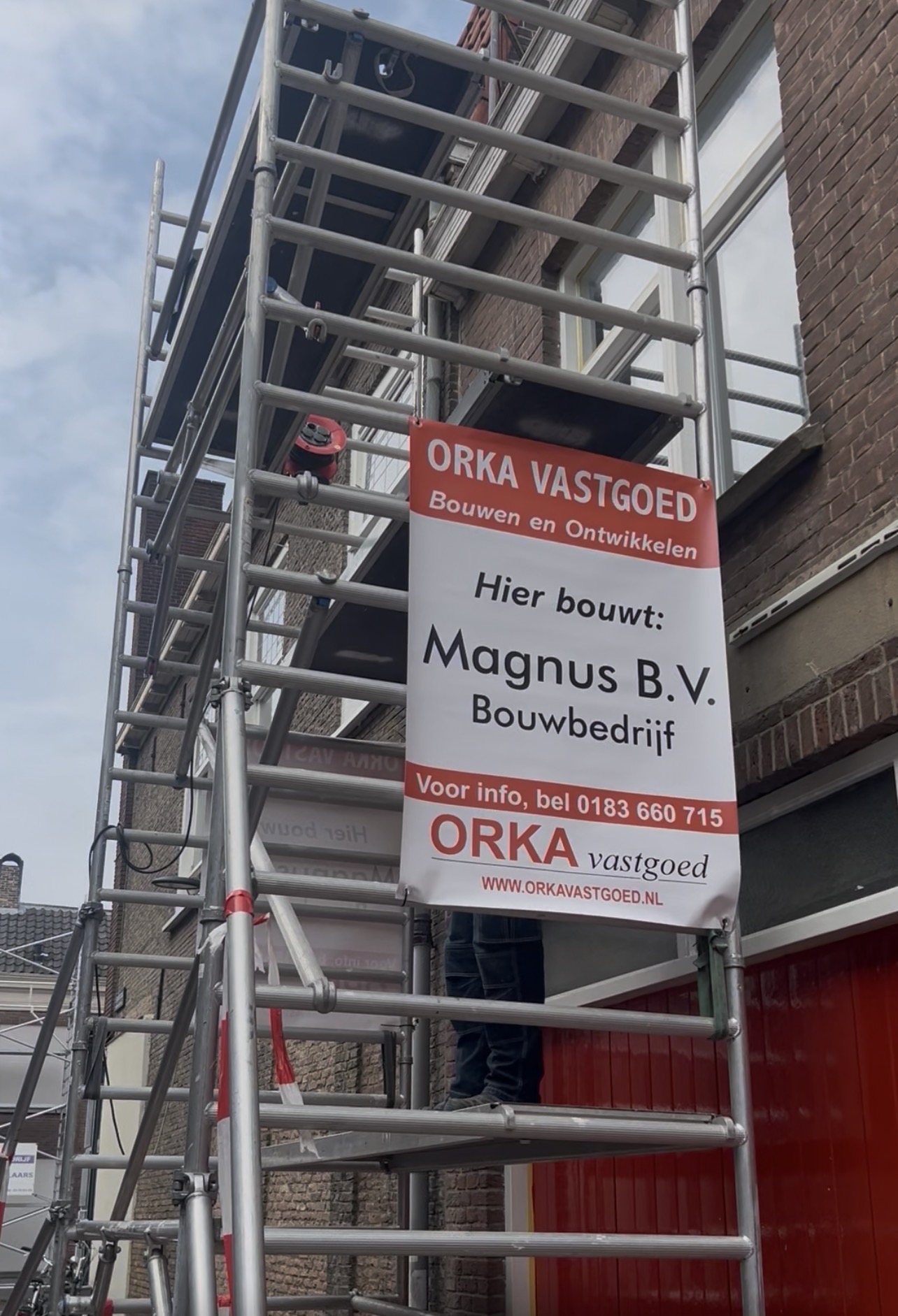 Vriesestraat 128 steigers