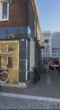 Vriesestraat 128 Dordrecht zijgevel